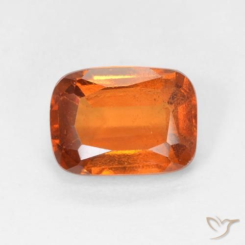 2.01ct Natürlicher Mittelorange Hessonit-Granat, Kissen, VS-SI