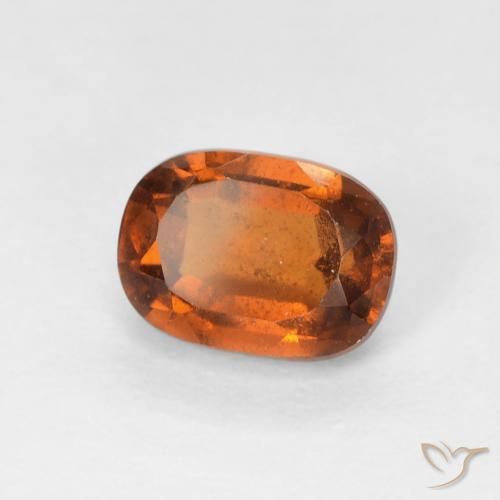 9,17 ctw natürlicher Amber Orange Hessonit-Granat, Kissen, VS-SI