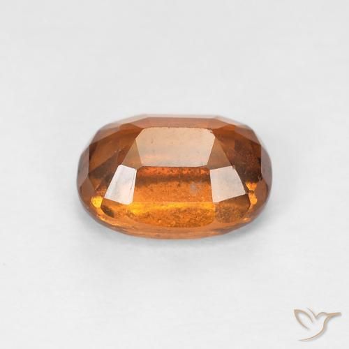 9,17 ctw natürlicher Amber Orange Hessonit-Granat, Kissen, VS-SI