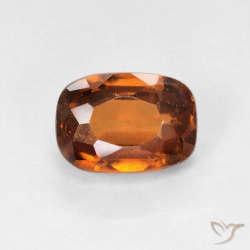 1.45ct Natürlicher Mittelorange Hessonit-Granat, Kissen, VS-SI