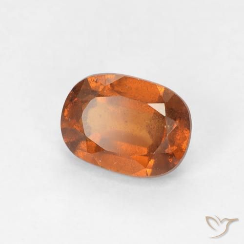 9,17 ctw natürlicher tieforange Hessonit-Granat, Oval, VS-SI