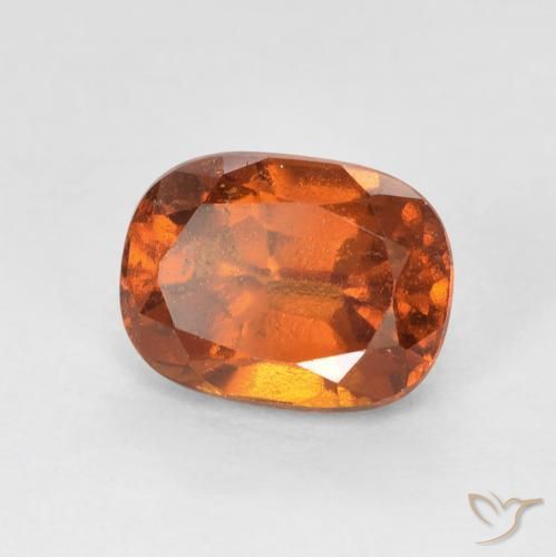 2.00ct Natürlicher Medium Dark-Orange Hessonit-Granat, Oval, VS-SI