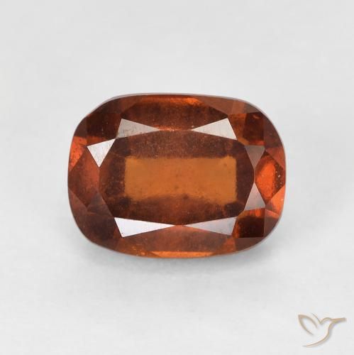 2.29ct Natürlicher Mittelorange Hessonit-Granat, Kissen, VS-SI