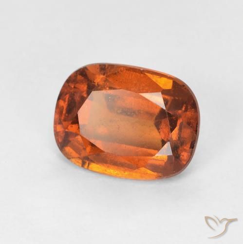 1.75ct Natürlicher tieforange Hessonit-Granat, Kissen, VS