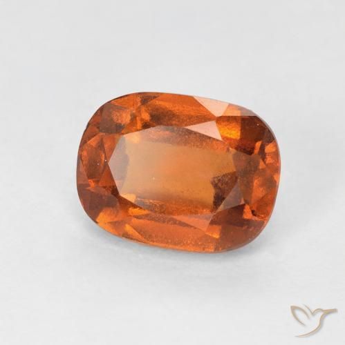 1.82ct Natürlicher tieforange Hessonit-Granat, Kissen, VS
