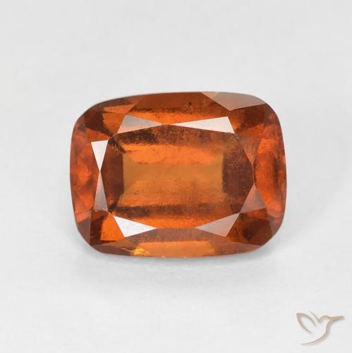 9,17 ctw natürlicher Amber Orange Hessonit-Granat, Kissen, VS