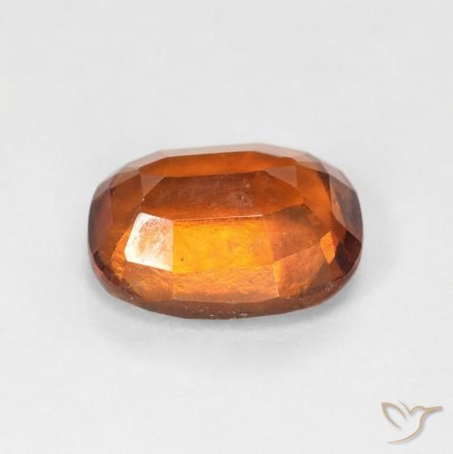 9,17 ctw natürlicher tieforange Hessonit-Granat, Kissen, VS