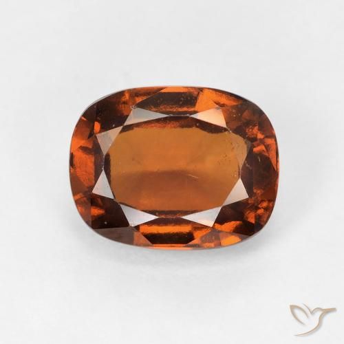 2.47ct Natürlicher Mittelorange Hessonit-Granat, Kissen, VVS-VS