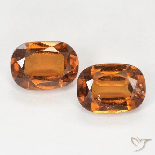 2.31ctw Natürlicher bräunlich-orange Hessonit-Granat, Kissen, VS