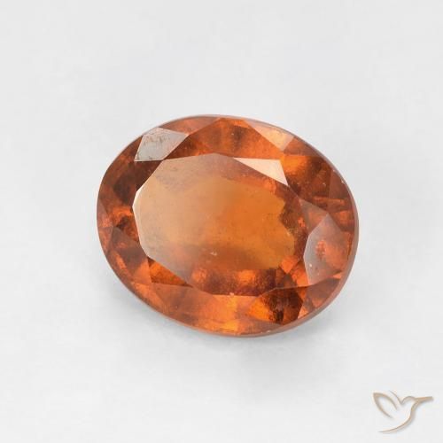 9,17 ctw natürlicher Medium Dark-Orange Hessonit-Granat, Oval, VS