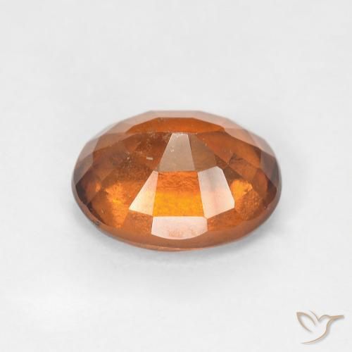 9,17 ctw natürlicher Medium Dark-Orange Hessonit-Granat, Oval, VS