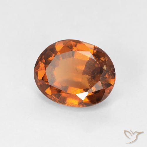 9,17 ctw natürlicher Dunkelorange Hessonit-Granat, Oval, VS