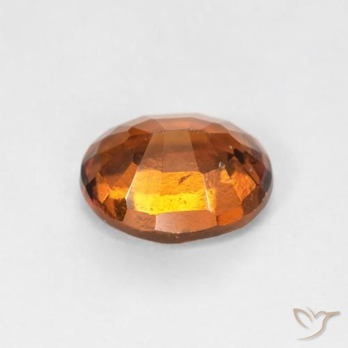 9,17 ctw natürlicher Dunkelorange Hessonit-Granat, Oval, VS