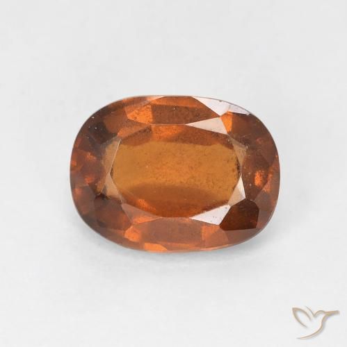 2.27ct Natürlicher Feuerorange Hessonit-Granat, Kissen, VS-SI