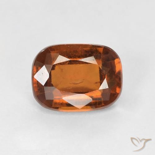 1.78ct Natürlicher Mittelorange Hessonit-Granat, Kissen, VS-SI