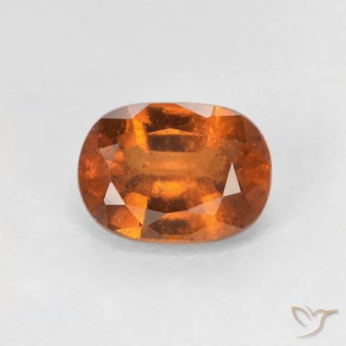 1.22ct Natürlicher tieforange Hessonit-Granat, Oval, VS-SI