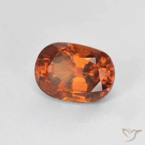 9,17 ctw natürlicher Mittelorange Hessonit-Granat, Oval, VS