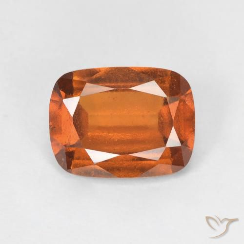 2.52ct Natürlicher Mittelorange Hessonit-Granat, Kissen, VS