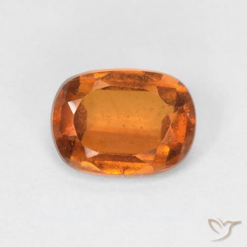 1.59ct Natürlicher Gelblich-orange Hessonit-Granat, Kissen, VS