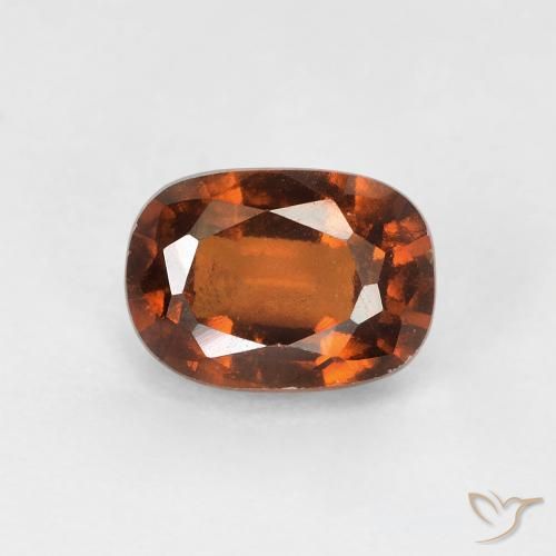 1.43ct Natürlicher Amber Orange Hessonit-Granat, Kissen, VS