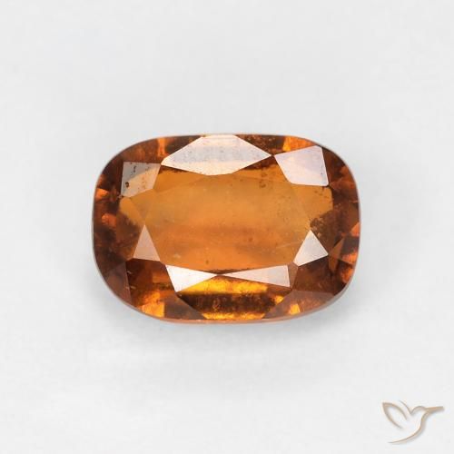 1.25ct Natürlicher Mittelorange Hessonit-Granat, Kissen, VS-SI