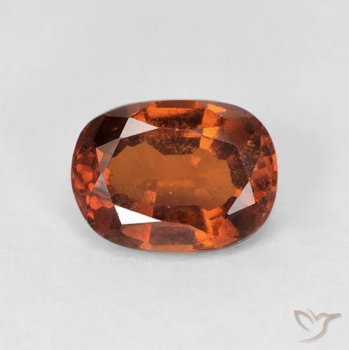 1.70ct Natürlicher Amber Orange Hessonit-Granat, Oval, VS