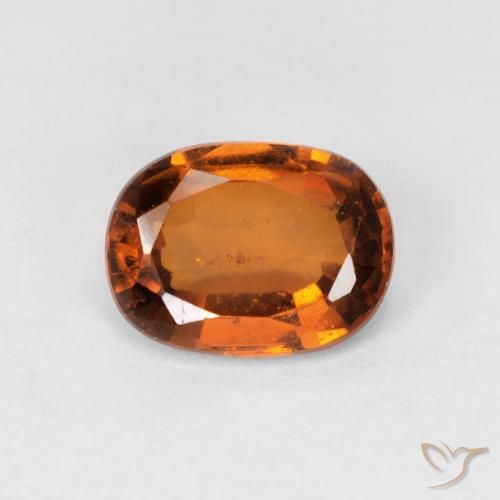 1.46ct Natürlicher Mittelorange Hessonit-Granat, Oval, VS-SI
