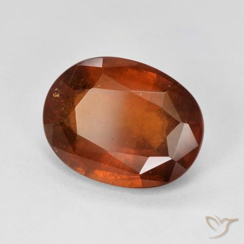 9,17 ctw natürlicher tieforange Hessonit-Granat, Oval, SI