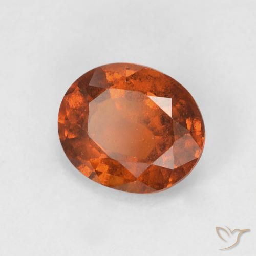 9,17 ctw natürlicher Amber Orange Hessonit-Granat, Oval, VS