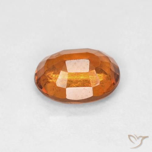 9,17 ctw natürlicher Medium Dark-Orange Hessonit-Granat, Oval, VS