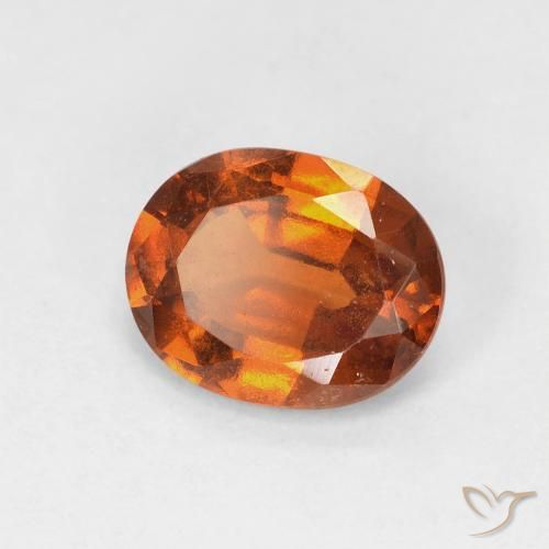 9,17 ctw natürlicher Medium Dark-Orange Hessonit-Granat, Oval, VS