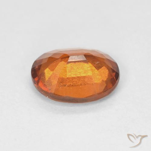 9,17 ctw natürlicher Medium Dark-Orange Hessonit-Granat, Oval, VS