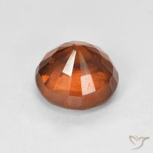 9,17 ctw natürlicher rötlich-orange Hessonit-Granat, Runden, VS