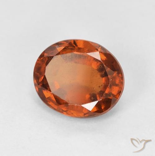 9,17 ctw natürlicher Amber Orange Hessonit-Granat, Oval, VS