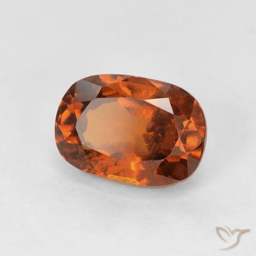 9,17 ctw natürlicher rötlich-orange Hessonit-Granat, Oval, VS