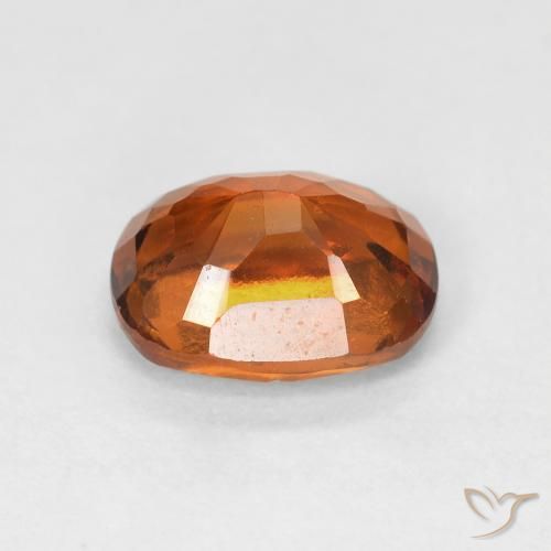 9,17 ctw natürlicher rötlich-orange Hessonit-Granat, Oval, VS