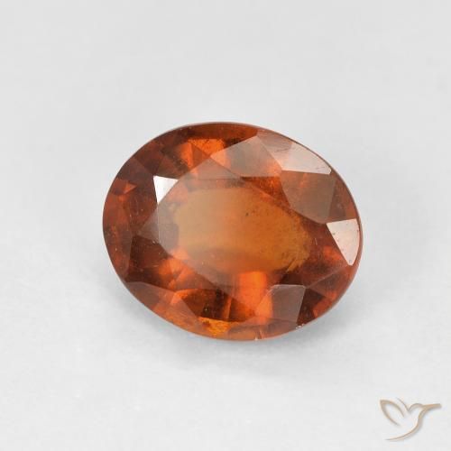 9,17 ctw natürlicher Medium Dark-Orange Hessonit-Granat, Oval, VS