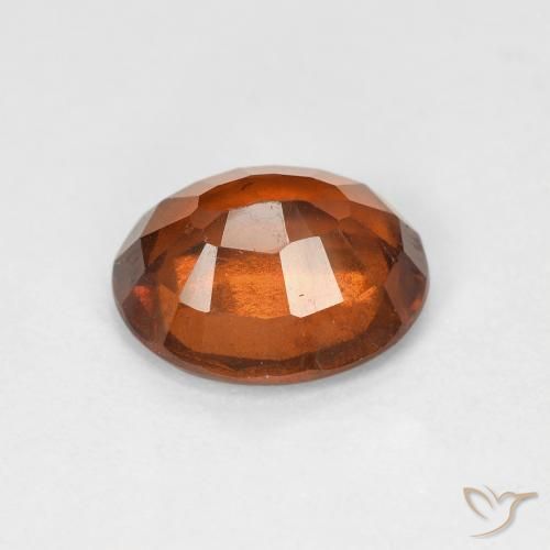 9,17 ctw natürlicher Medium Dark-Orange Hessonit-Granat, Oval, VS