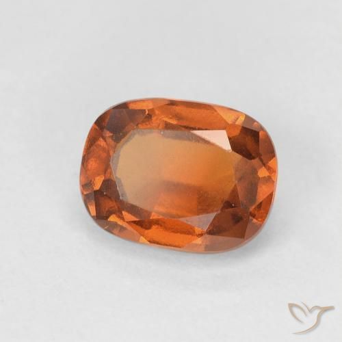 9,17 ctw natürlicher Medium Dark-Orange Hessonit-Granat, Kissen, VVS-VS