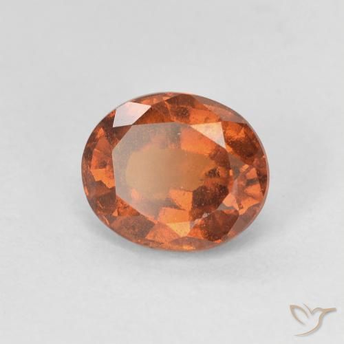 9,17 ctw natürlicher Amber Orange Hessonit-Granat, Oval, VVS-VS