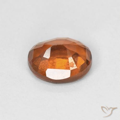 9,17 ctw natürlicher Medium Dark-Orange Hessonit-Granat, Oval, VVS-VS