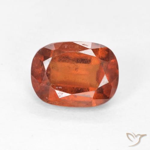 1.94ct Natürlicher Amber Orange Hessonit-Granat, Kissen, VS