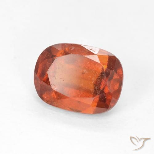 9,17 ctw natürlicher Amber Orange Hessonit-Granat, Kissen, VS
