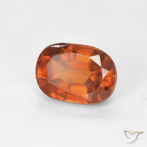 9,17 ctw natürlicher Medium Dark-Orange Hessonit-Granat, Kissen, VVS-VS