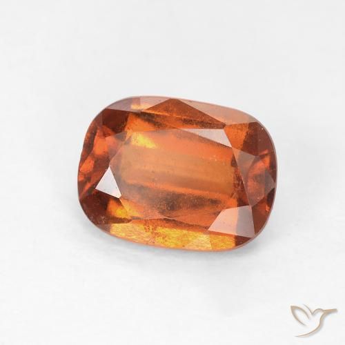 9,17 ctw natürlicher Medium Dark-Orange Hessonit-Granat, Kissen, VS