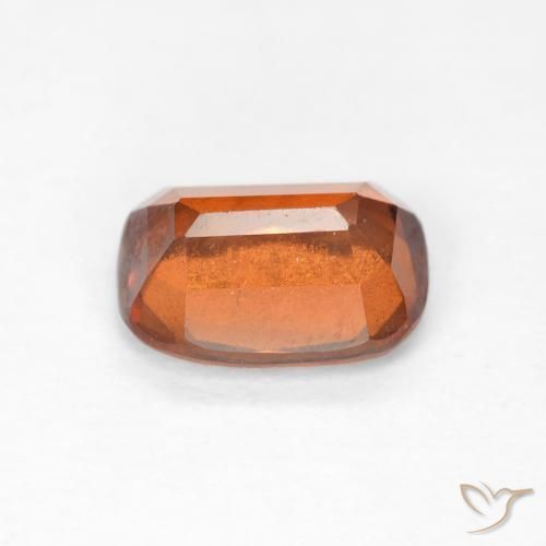 9,17 ctw natürlicher Medium Dark-Orange Hessonit-Granat, Kissen, VS