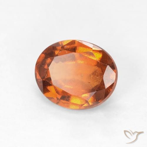 9,17 ctw natürlicher Mittelorange Hessonit-Granat, Oval, VS