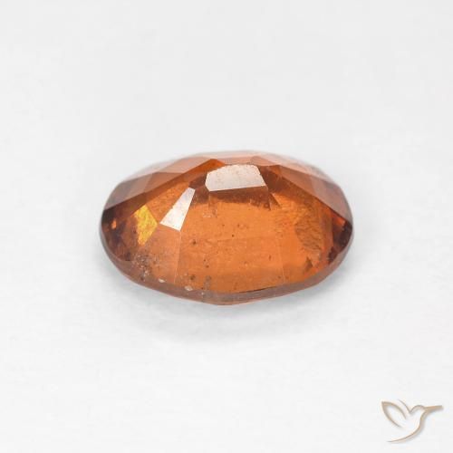 9,17 ctw natürlicher tieforange Hessonit-Granat, Oval, VS
