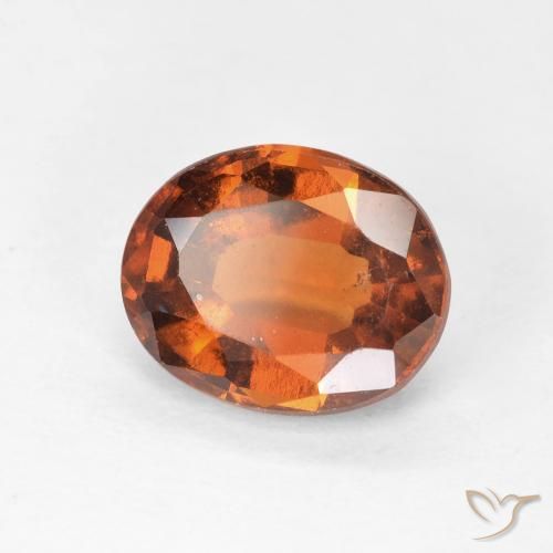 2.84ct Natürlicher tieforange Hessonit-Granat, Oval, VS