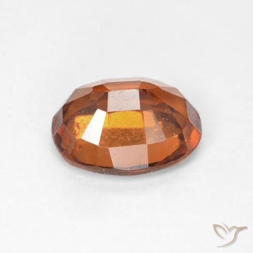 9,17 ctw natürlicher tieforange Hessonit-Granat, Oval, VS